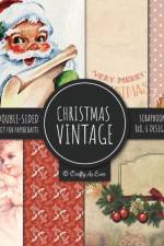 Vintage Christmas Scrapbook Paper Pad 8x8 Scrapbooking Kit for Papercrafts, Cardmaking, DIY Crafts, Holiday Theme, Retro Design af Crafty As Ever