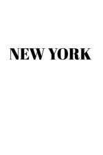 New York Hardcover White Decorative Book for Decorating Shelves, Coffee Tables, Home Decor, Stylish World Fashion Cities Design af Murre Book Decor