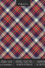 Vintage Plaid 1 Scrapbook Paper Pad 8x8 Scrapbooking Kit for Cardmaking Gifts, DIY Crafts, Printmaking, Papercrafts, Decorative Pattern Pages af Crafty As Ever