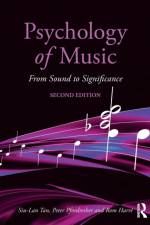 Psychology of Music af Siu-Lan (Kalamazoo College Tan