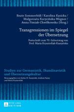 Transgressionen im Spiegel der Uebersetzung