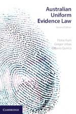 Australian Uniform Evidence Law af Fiona (Monash University Hum