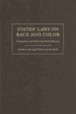 States' Laws on Race and Color af Pauli Murray