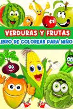 Libro De Colorear Frutas Y Verduras Para Ninos Y Ninas af Am Publishing Press