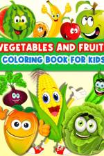 Fruits And Vegetables Coloring Book For Kids af Am Publishing Press