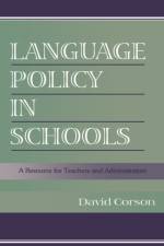 Language Policy in Schools af David Corson