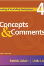 Reading and Vocabulary Development 4: Concepts & Comments af Patricia (University of Arizona) Ackert