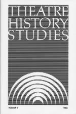Theatre History Studies 1982, Vol. 2