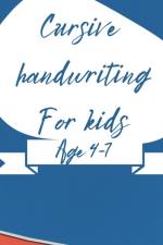 Children's 109 page cursive handwriting workbook af Beth Morris