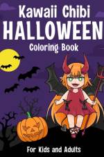 Kawaii Chibi Halloween Coloring Book af Paperland