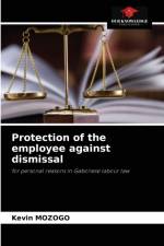 Protection of the employee against dismissal af Kevin Mozogo