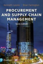Procurement and Supply Chain Management af Kenneth Lysons