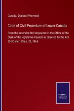 Code of Civil Procedure of Lower Canada af CANADA. QUEBEC PROV