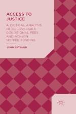 Access to Justice af J. Peysner