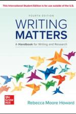 Writing Matters  Comprehensive ISE af Rebecca Moore Howard