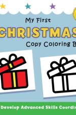 My First Christmas Copy Coloring Book af Justine Avery