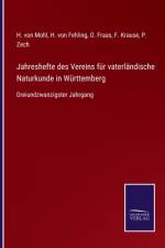 Jahreshefte des Vereins fur vaterlandische Naturkunde in Wurttemberg