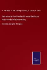 Jahreshefte des Vereins fur vaterlandische Naturkunde in Wurttemberg