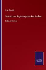 Statistik des Regierungsbezirkes Aachen af H. A. Reinick