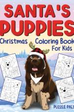 Santa's Puppies Coloring Book For Kids