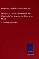 Anzeiger der kaiserlichen Akademie der Wissenschaften, philosophisch-historische Klasse