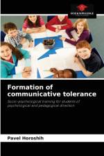 Formation of communicative tolerance af Pavel Horoshih