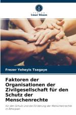 Faktoren der Organisationen der Zivilgesellschaft fur den Schutz der Menschenrechte af Frezer Yeheyis Tsegaye