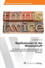 Replikationen in der Wissenschaft af Leonie Stratmann