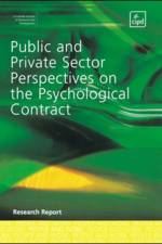 Public and Private Sector Perspectives on the Psychological Contract af N/A The CIPD
