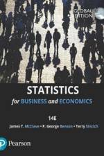 Statistics for Business & Economics, Global Edition af James T. McClave