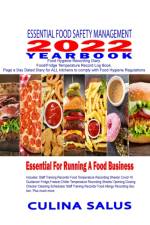 Essential Food Safety Management 2022 Yearbook Kitchen Safety Recording Sheets Page a Day Dated Diary. Hardback af Culina Salus