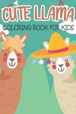 Cute Llama Coloring Book For Kids af Rr Publications