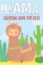 Llama Coloring Book For Kids af Rr Publications
