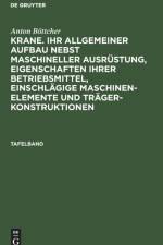 Krane. Ihr allgemeiner Aufbau nebst maschineller Ausrustung, Eigenschaften ihrer Betriebsmittel, einschlagige Maschinen-Elemente und Tragerkonstruktionen