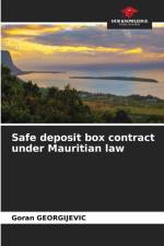 Safe deposit box contract under Mauritian law af Goran Georgijevic