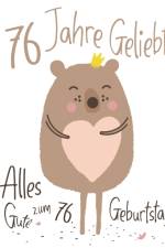 Alles Gute zum 76. Geburtstag af Level Up Designs