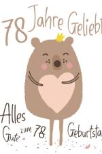 Alles Gute zum 78. Geburtstag af Level Up Designs
