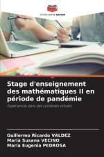 Stage d'enseignement des mathematiques II en periode de pandemie af Guillermo Ricardo Valdez