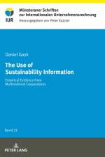 The Use of Sustainability Information af Daniel Gayk