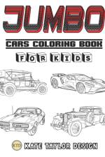 Jumbo cars coloring book for kids af Kate Taylor Design