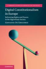 Digital Constitutionalism in Europe af Giovanni (University of Oxford) De Gregorio