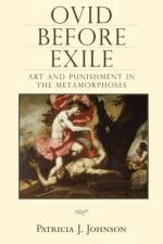 Ovid before Exile af Patricia J. Johnson