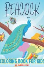 Peacock Coloring Book For Kids af Rr Publications