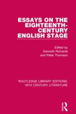 Essays on the Eighteenth-Century English Stage