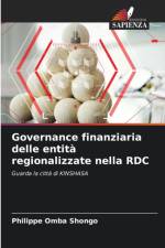 Governance finanziaria delle entita regionalizzate nella RDC af Philippe Omba Shongo