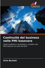 Continuita del business nelle PMI kosovare af Urim Bexheti