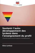 Soutenir l'auto-developpement des lyceens dans l'enseignement du profil af Ilina Larissa