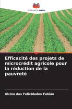 Efficacite des projets de microcredit agricole pour la reduction de la pauvrete af Alcino Das Felicidades Fabião