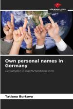 Own personal names in Germany af Tatiana Burkova