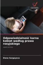 Odpowiedzialnośc karna kobiet wedlug prawa rosyjskiego af Elena Sergeyeva